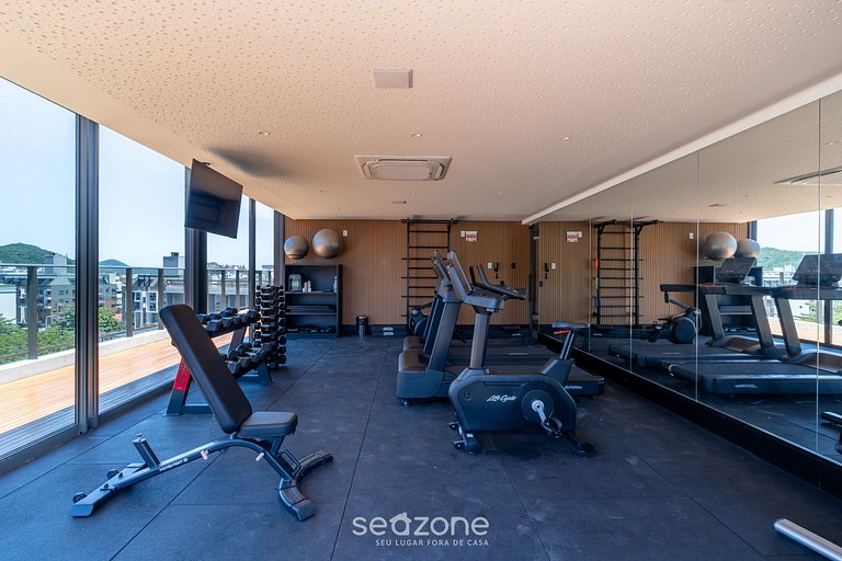 Estúdios em Condo. c/ Piscina a 150m da Praia em Jurerê - PT