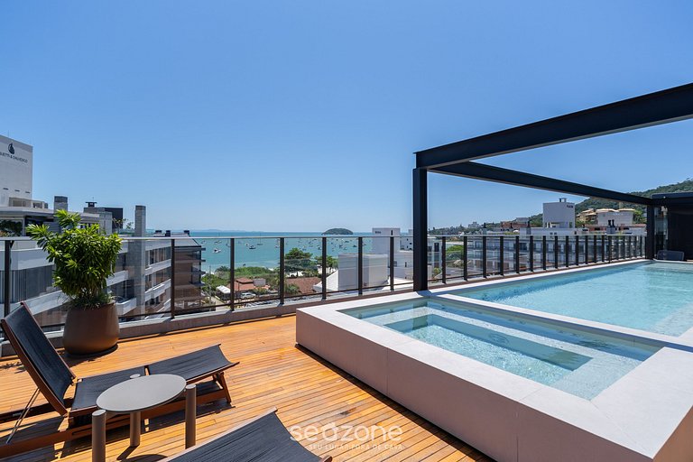 Studio completo a 150m da Praia de Jurerê PTE0507