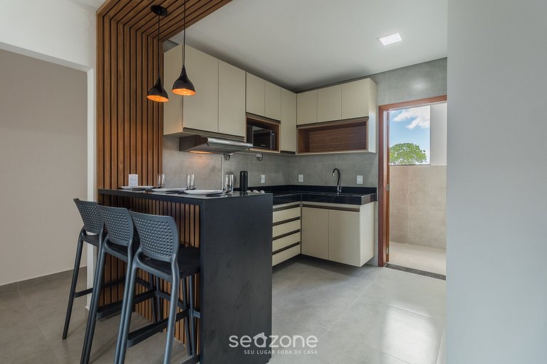 Apto en Cond. con Parrilla MAA0003