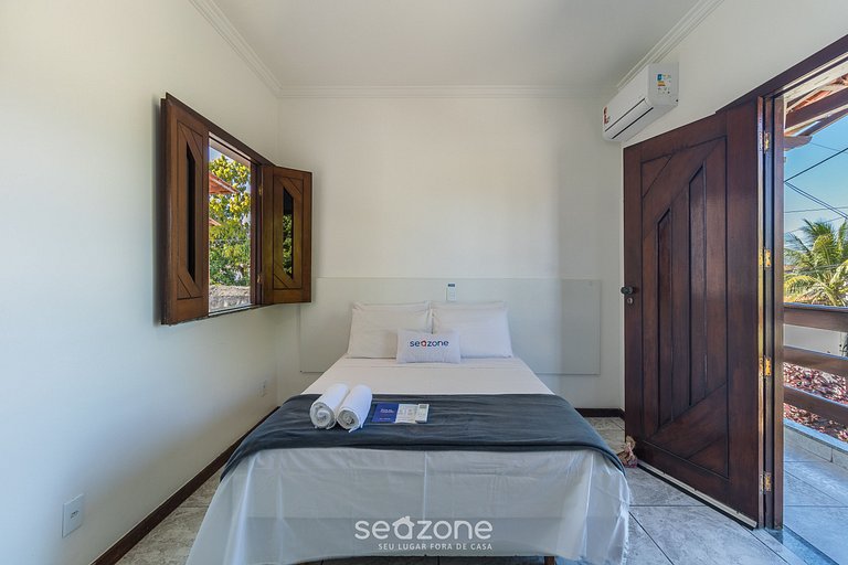 Apto con Balcón a 600 m de la Playa QDA0001