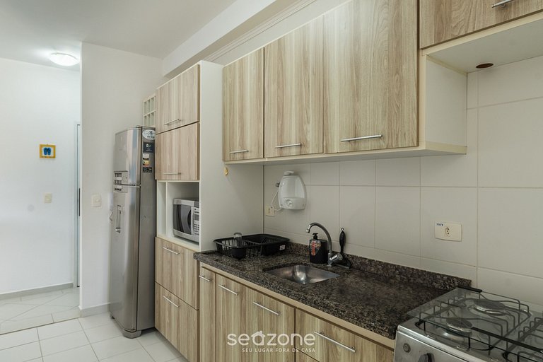 Apto en Cond. c/ Piscina 350 m de la Playa PVJ0021