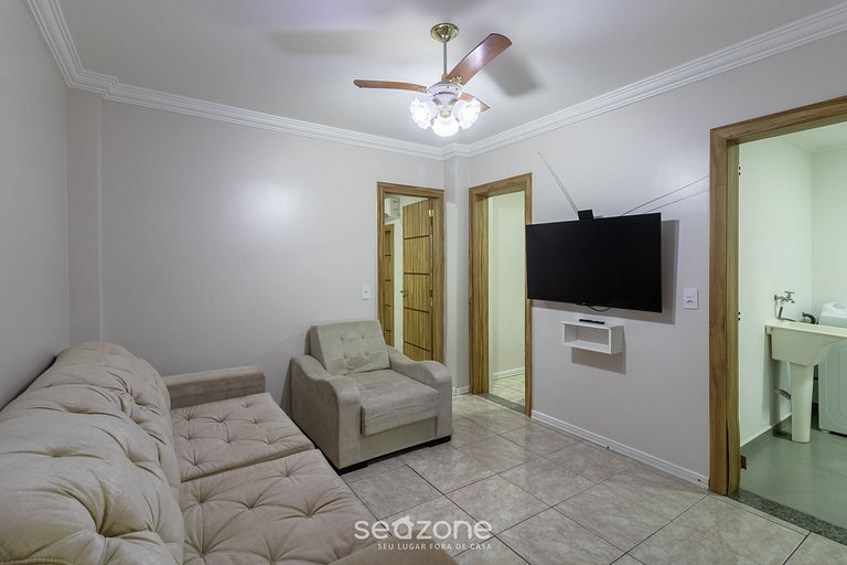 Apto no Centro c/ churrasq. privativa RAJ0101