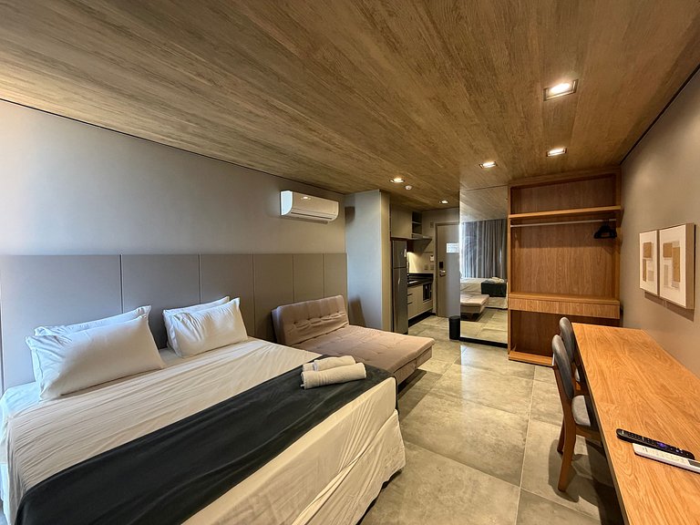 Studio c/ Vista Mar em Pajuçara NWT0514