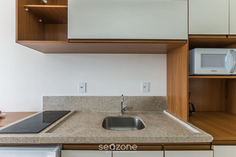 Studio en Salvador en edificio con piscina HFO0609