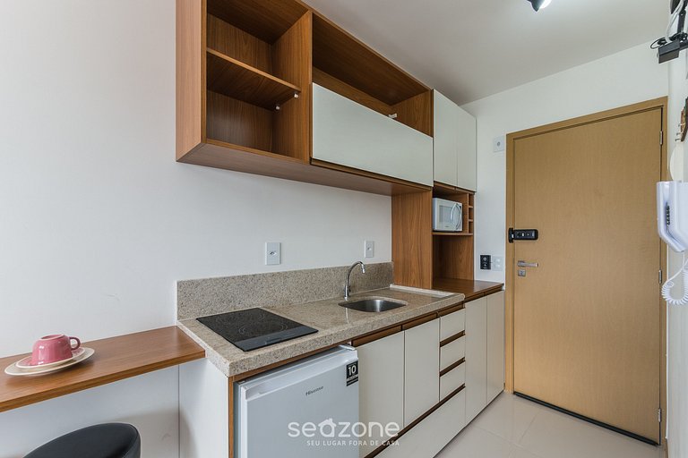 Studio en Salvador en edificio con piscina HFO0609