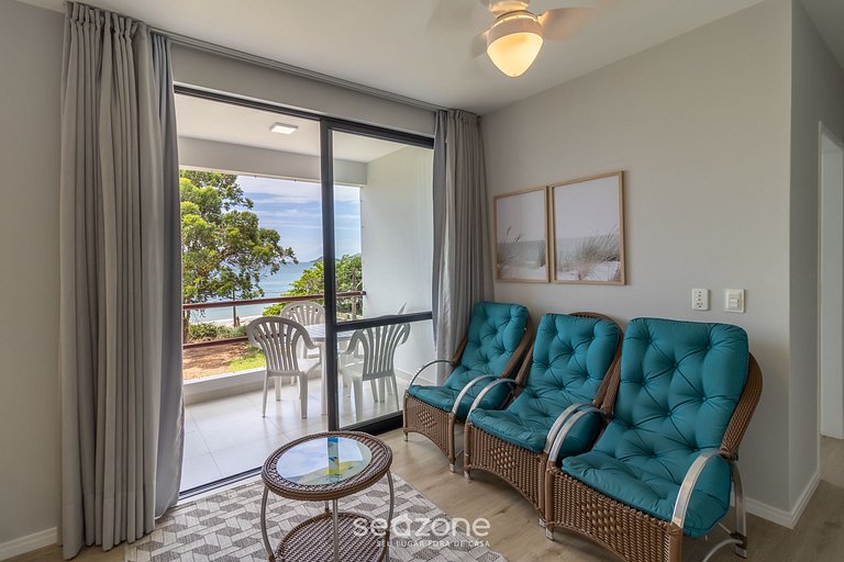 Sossego frente mar com vista para a ilha CCA201