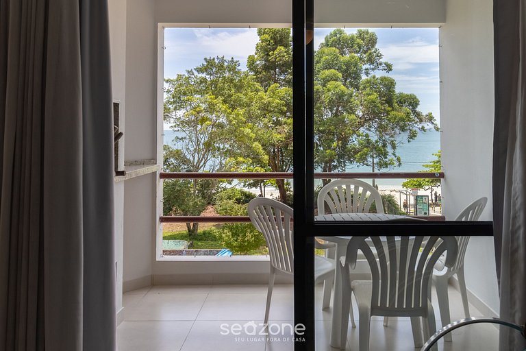 Sossego frente mar com vista para a ilha CCA201