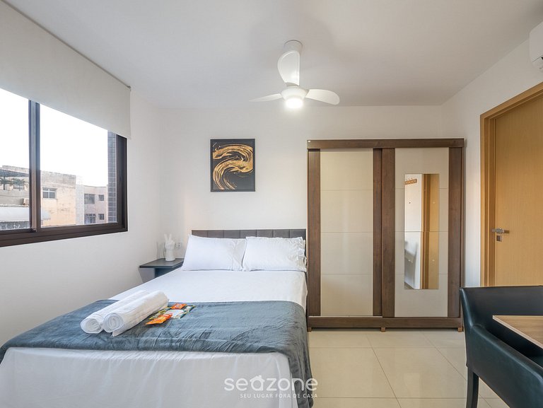 Apto a 500m do Mar em cond c/ Piscina - HPA0104