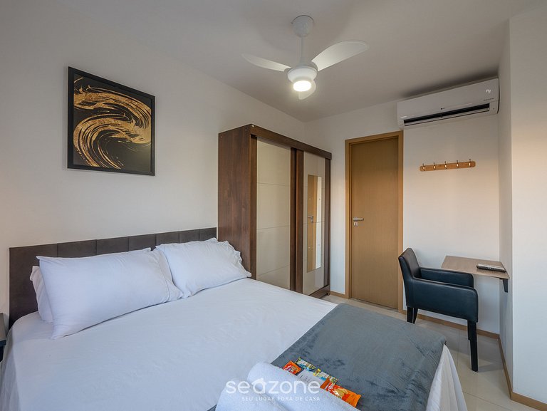 Apto a 500m do Mar em cond c/ Piscina - HPA0104