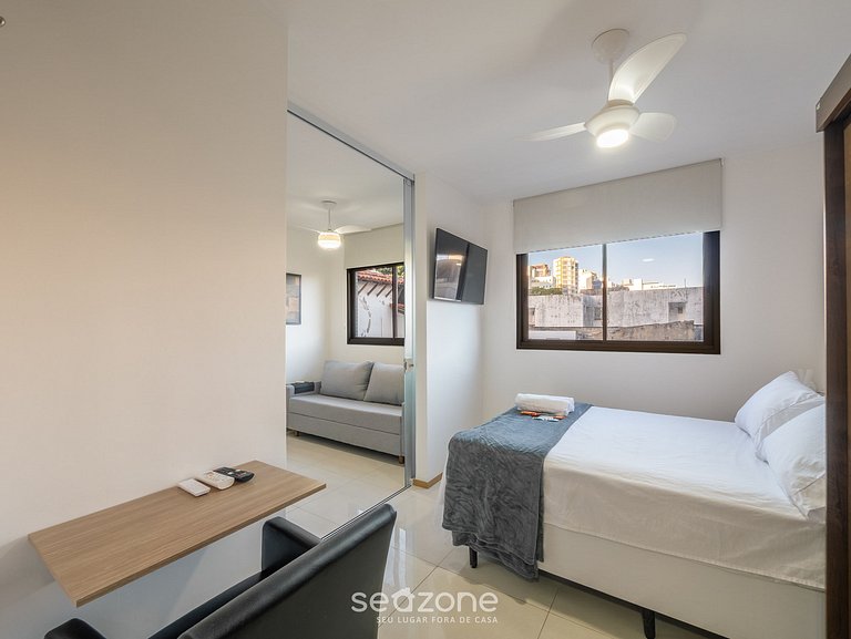 Apto a 500m do Mar em cond c/ Piscina - HPA0104