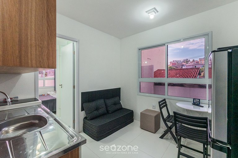 Estudio en Cond. con Piscina y Gimnasio SES0110