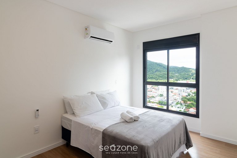 Apto c/ Churrasqueira e vista p/ Mar ARF1803