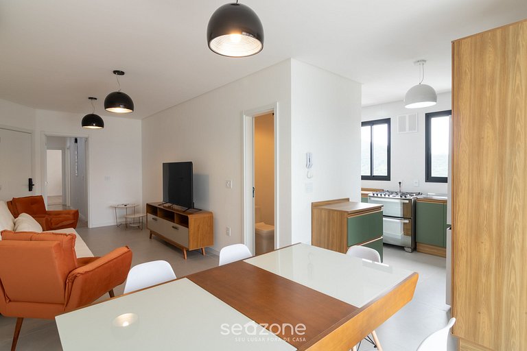 Apto c/ Churrasqueira e vista p/ Mar ARF1803