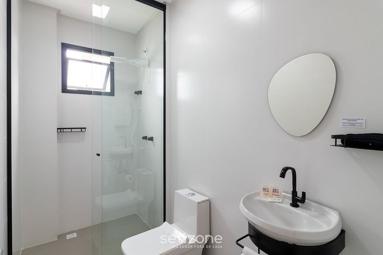 Apto c/ Churrasqueira e vista p/ Mar ARF1803