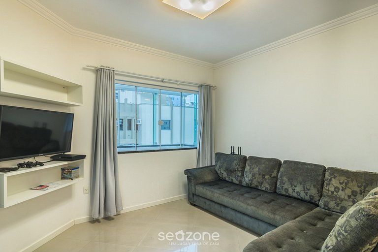 Apto c/ Churrasq. a 350m da Praia APV0202