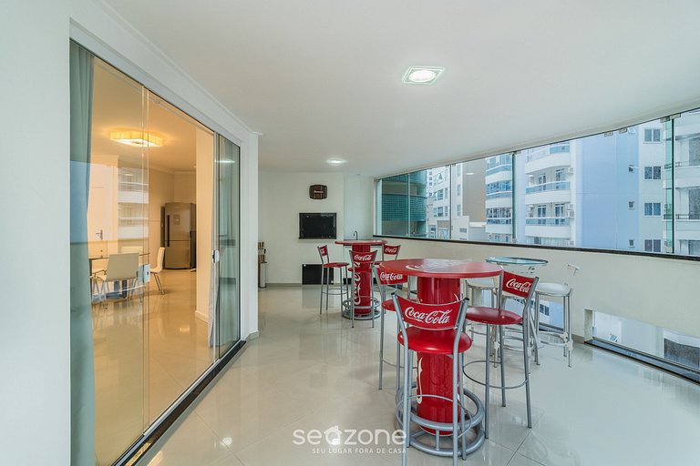 Apto con Parrilla a 350 m de la Playa APV0202