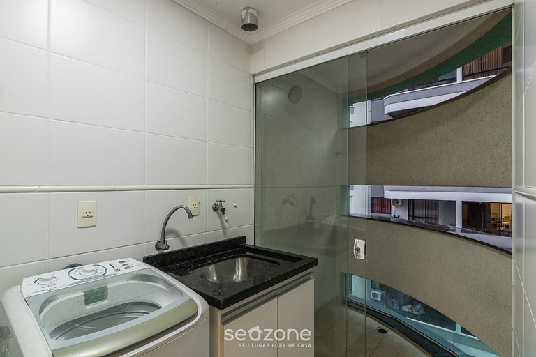 Apto c/ Churrasq. a 350m da Praia APV0202