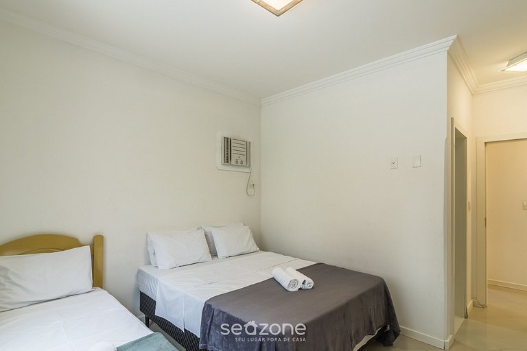 Apto con Parrilla a 350 m de la Playa APV0202