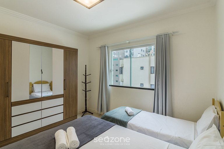 Apto c/ Churrasq. a 350m da Praia APV0202