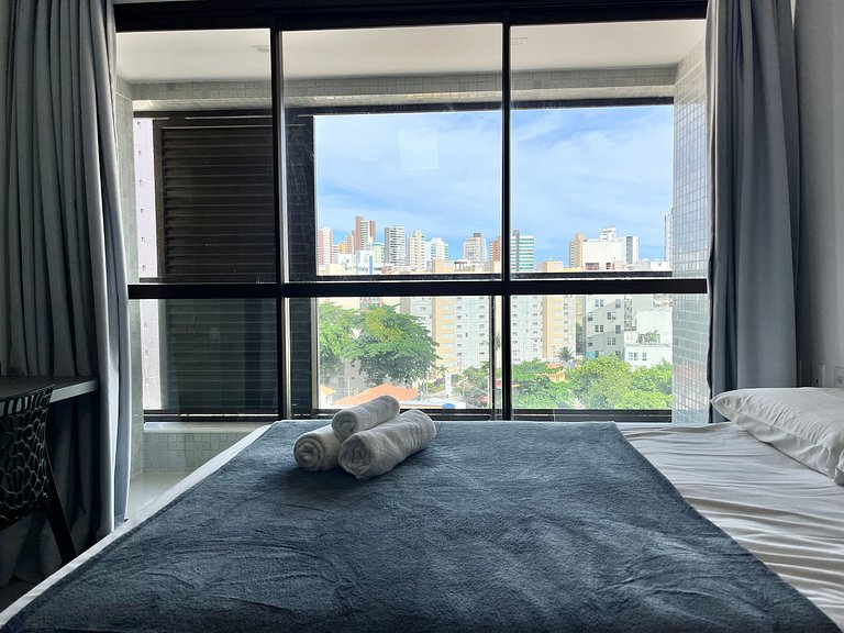 Estudio c/ vistas, 500 m del mar en Barra ZNB0903