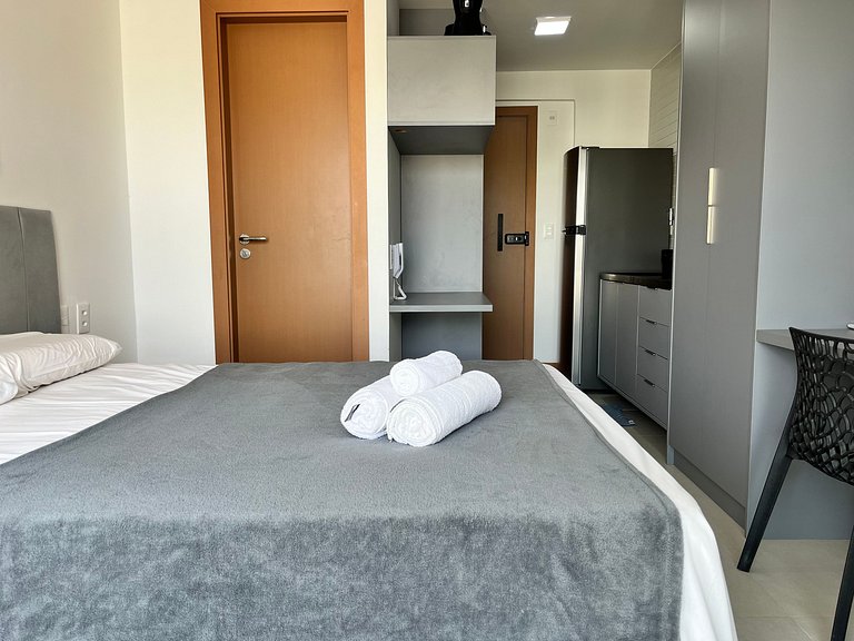 Estudio c/ vistas, 500 m del mar en Barra ZNB0903