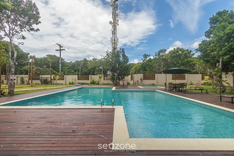 Condominio con Piscina a 600 m de la Playa en Arraial D'Ajud
