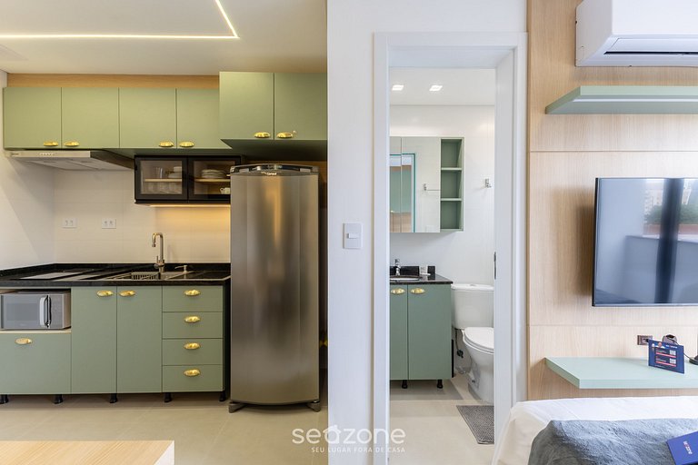 Studio com estrutura completa em Curitiba PLA0210