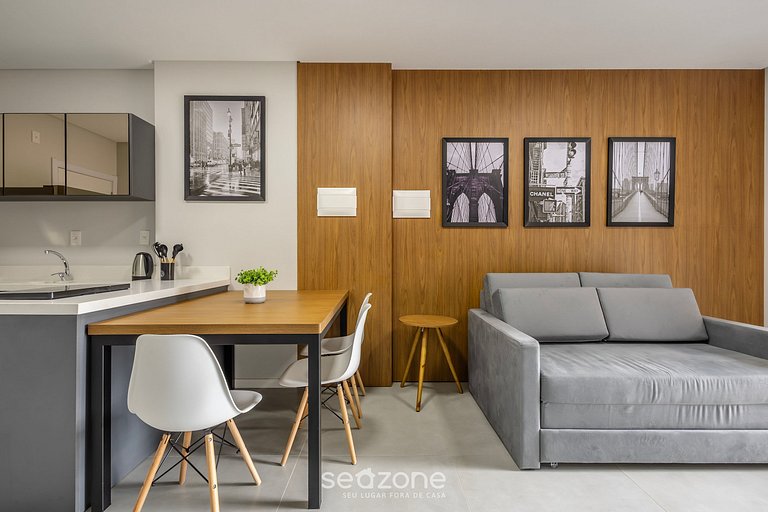 Apto en Cond. c/ Piscina 200 m de la Playa FFS1207