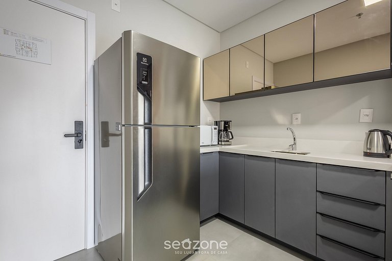 Apto en Cond. c/ Piscina 200 m de la Playa FFS1207