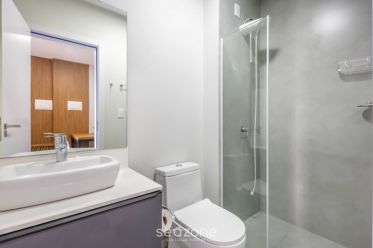 Apto en Cond. c/ Piscina 200 m de la Playa FFS1207