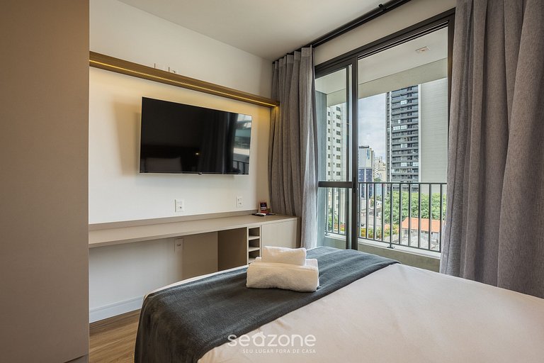 Estúdio na Consolação a 350m do Metrô MAC0046