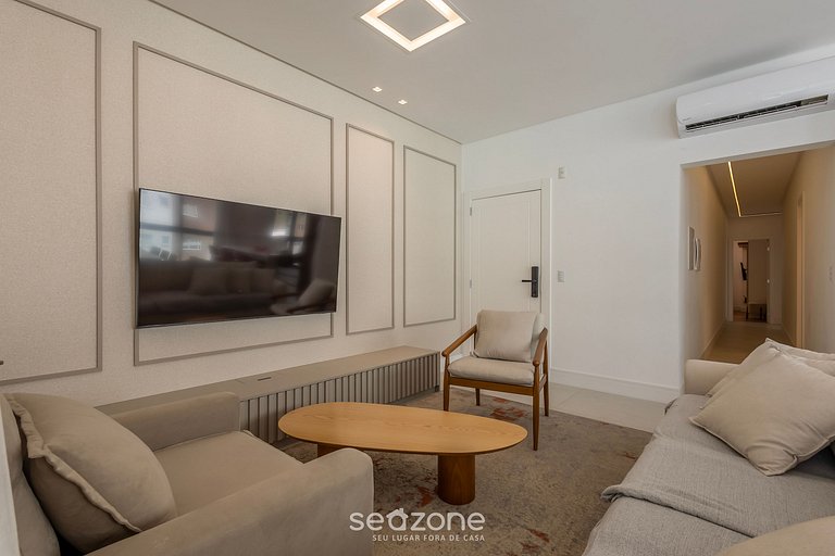 Apto c/ churrasq. a 260 m da Praia EAH0602