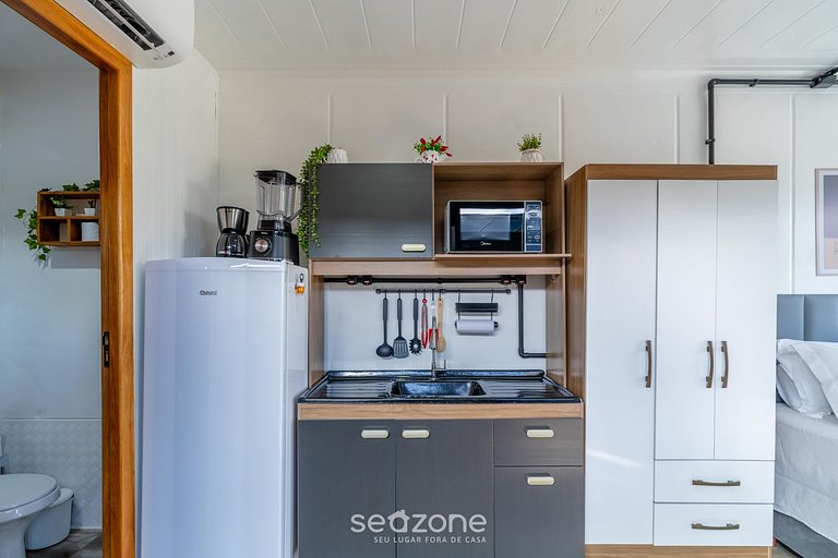 Chalé c/ Garagem a 200 m da Praia SCJ0003