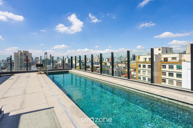 Estúdios em prédio c/ Piscina na Bela Vista SP - SNCs