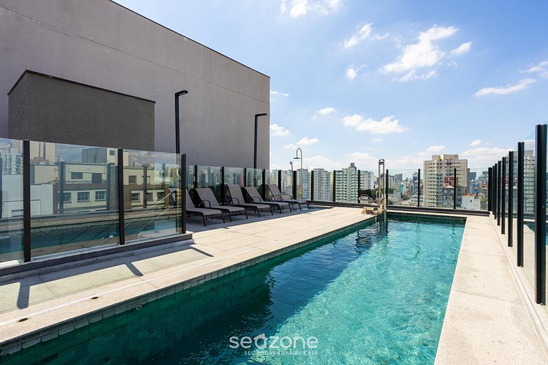 Studio em cond. c/ piscina na Bela Vista SNC0411