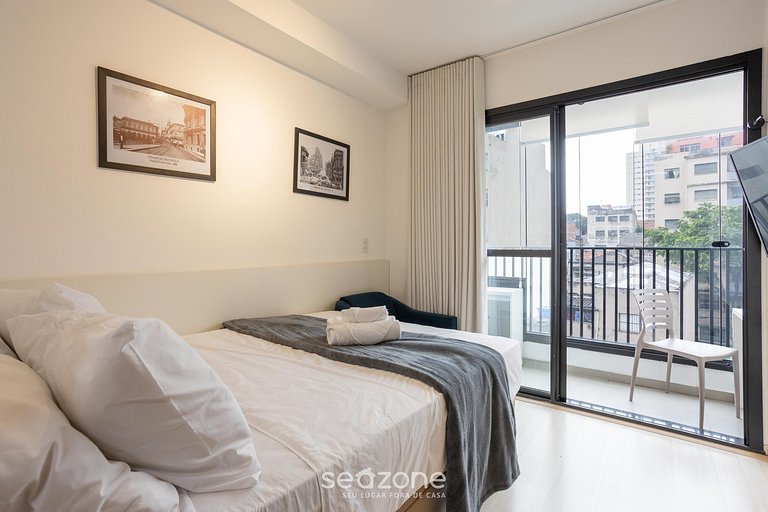 Studio en condo c/ piscina en Bela Vista SNC0411