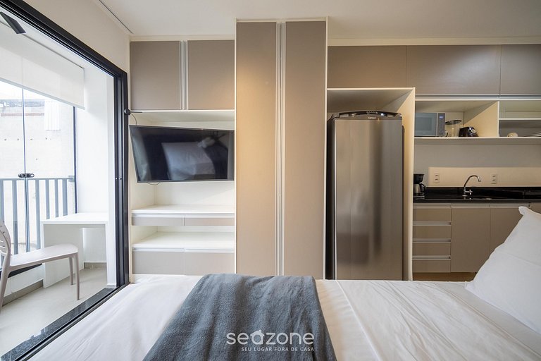 Studio em cond. c/ piscina na Bela Vista SNC0411