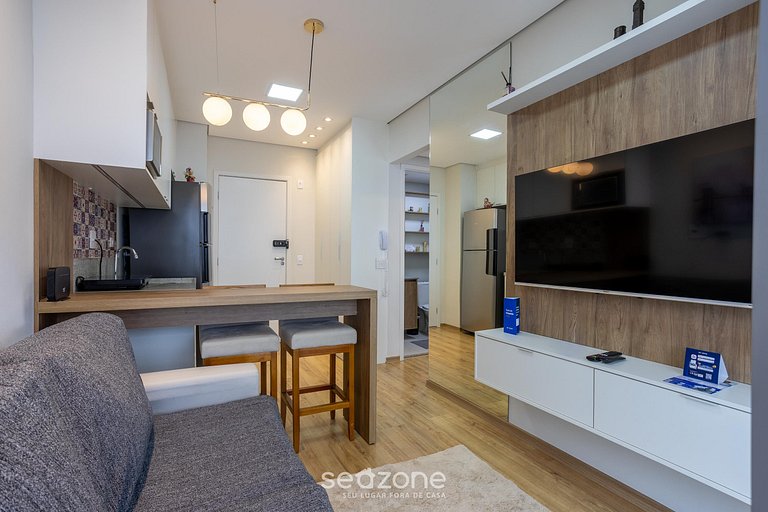 Apto a apenas 450m do Metrô, Indianópolis NOE1410