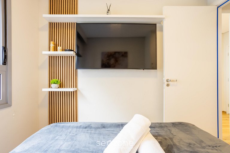 Apto a apenas 450m do Metrô, Indianópolis NOE1410