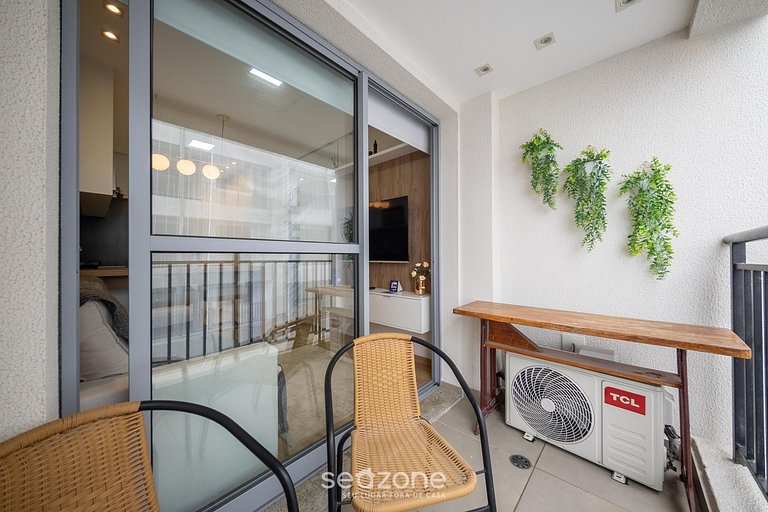 Apto a apenas 450m do Metrô, Indianópolis NOE1410