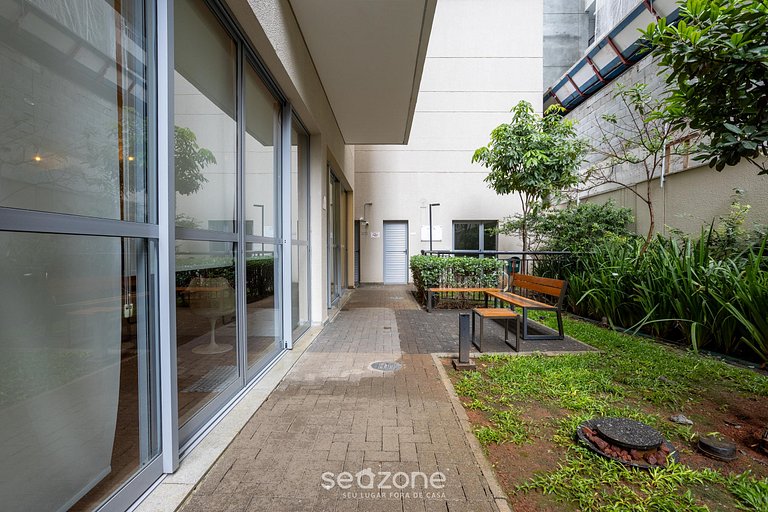 Hospédese a pasos del Metro y del Shopping Ibirapuera en Ind