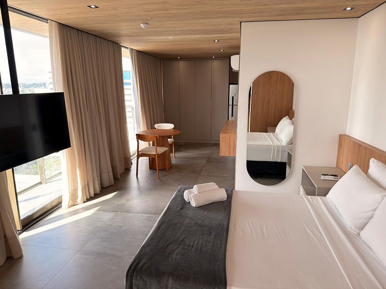 Estudio c/ Varanda Vista Mar Lateral NWT0820