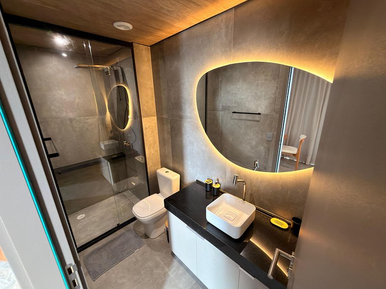 Estudio c/ Varanda Vista Mar Lateral NWT0820