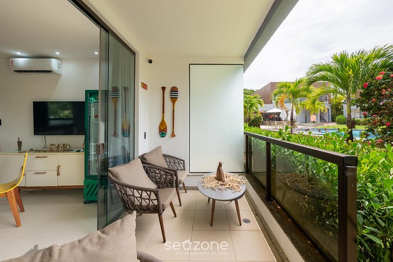 Apt de 3-HB en cond. c/ piscina, Imbassaí SVI0001