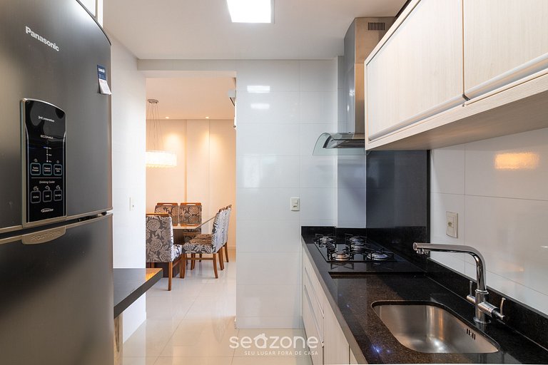 Apto 2 suites y Parrilla 550 m de la Playa EBF0702