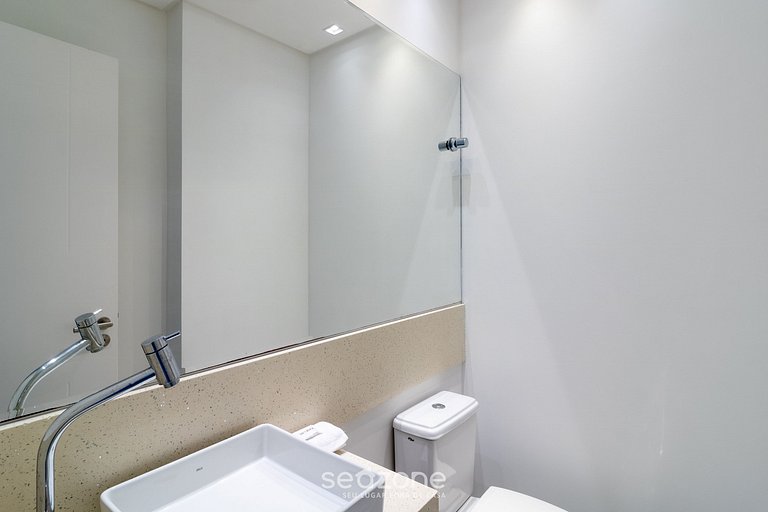 Apto 2 suites y Parrilla 550 m de la Playa EBF0702