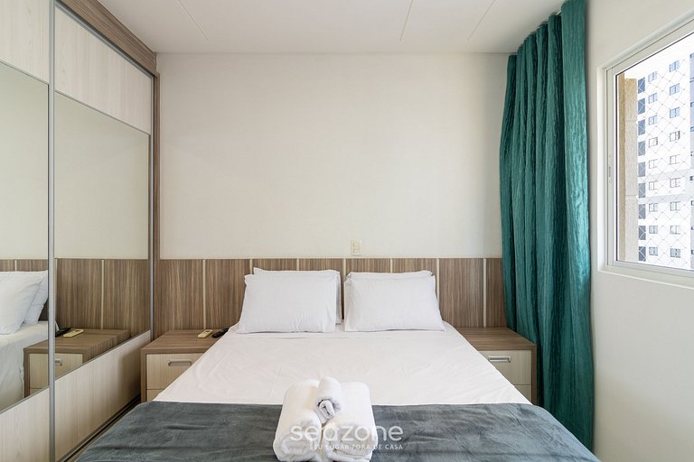 Apto 2 suites y Parrilla 550 m de la Playa EBF0702