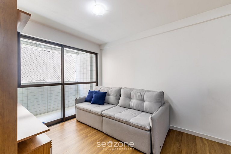 Apto en Cond. c/ Piscina, 700 m del mar MBR0204