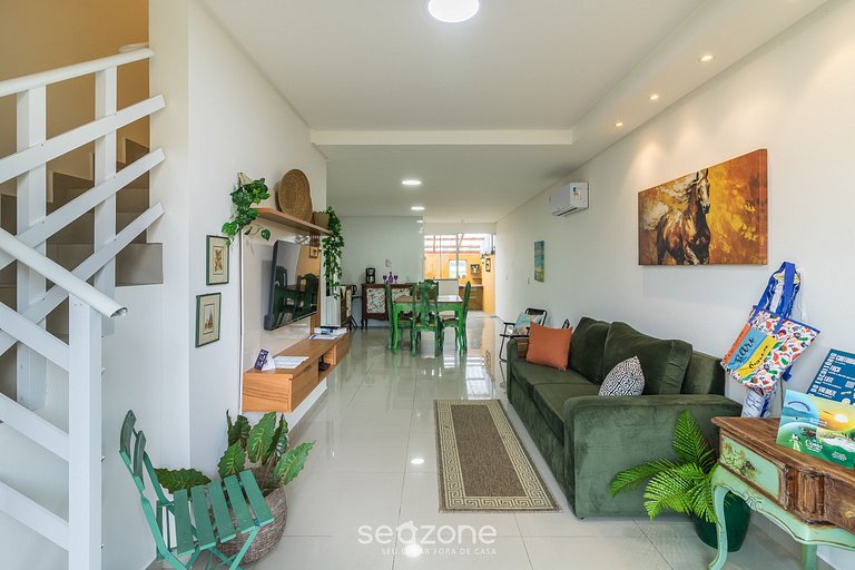 Casa de dos pisos con 2 suites en Perequê BFJ0506