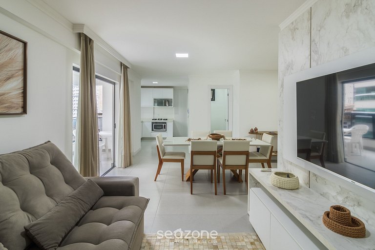 Apto c/ Churrasqueira a 300 m da Praia MAY0501